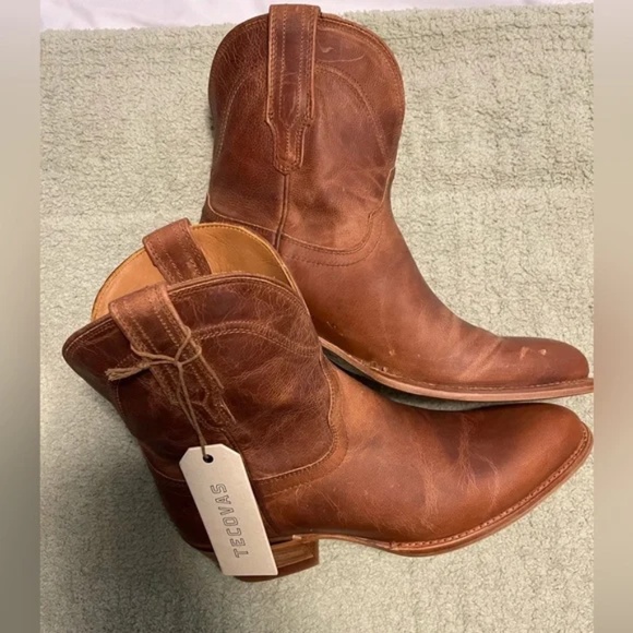 NWT TECOVAS The Penny - Womens in scotch goat color Size 12 DISCONTINUED  RARE - Picture 7 of 7